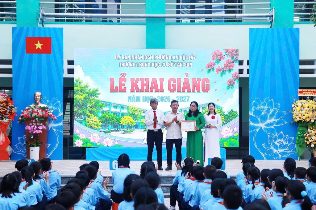 Tưng bừng khai giảng năm học 2026–2027 tại các trường trên địa bàn phường An Hội Tây