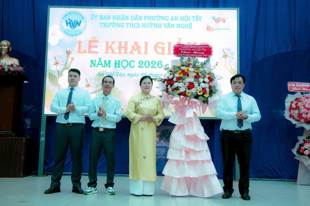 Tưng bừng khai giảng năm học 2026–2027 tại các trường trên địa bàn phường An Hội Tây 2
