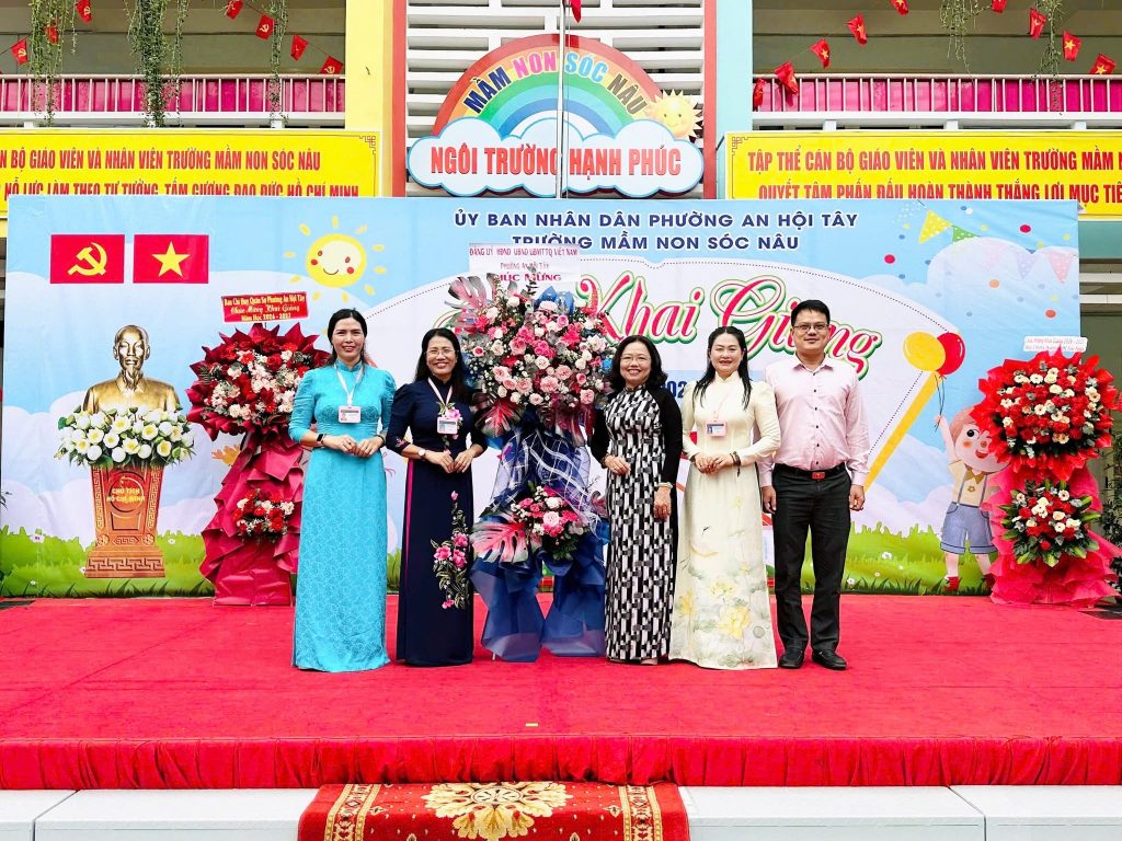 Tưng bừng khai giảng năm học 2026–2027 tại các trường trên địa bàn phường An Hội Tây 5