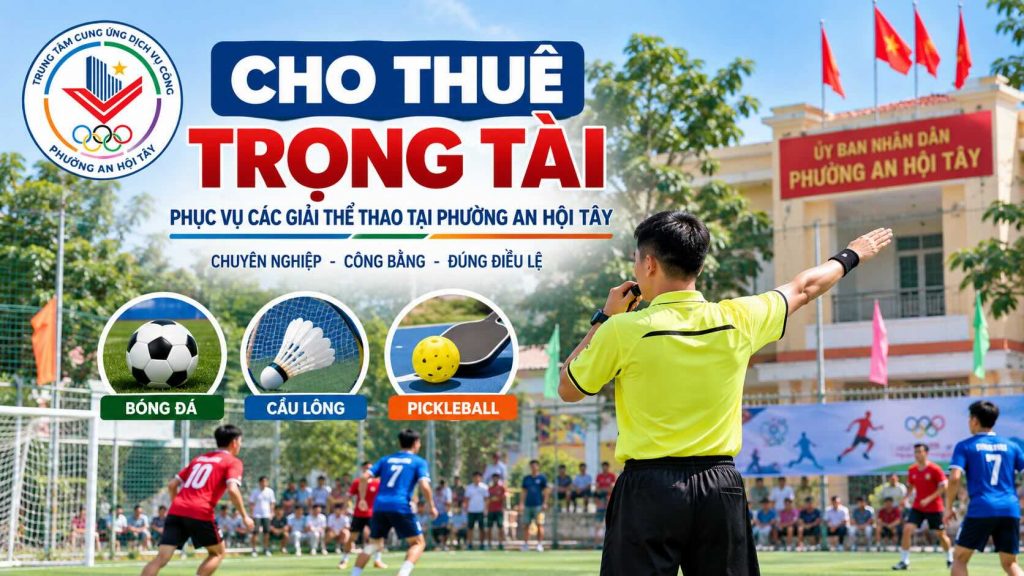 cho thuê trọng tài